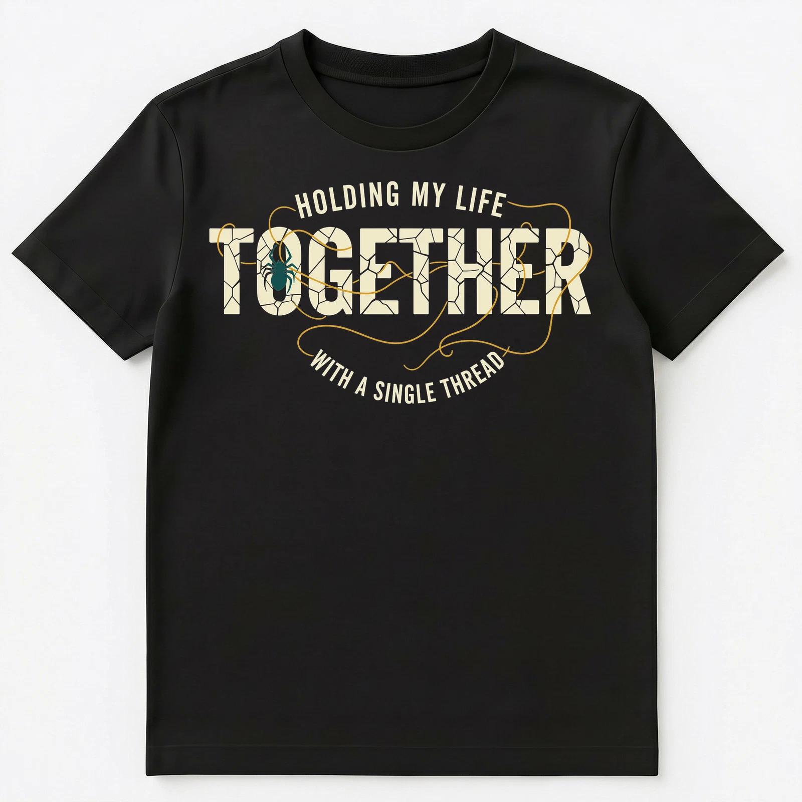 

Dark Humor Enthusiast Fragile Balance Spider Life Unisex T-Shirt M
