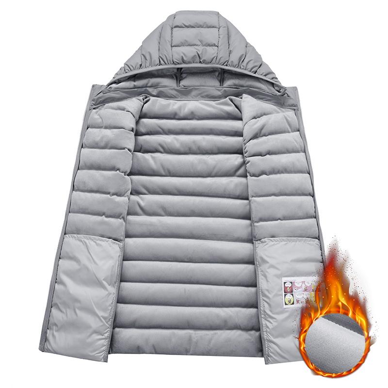 Męska kamizelka kurtka zimowa wodoodporna ciepła bez rękawów męska kurtka moda z kapturem codzienna kamizelka męska jesień zagęścić kamizelka