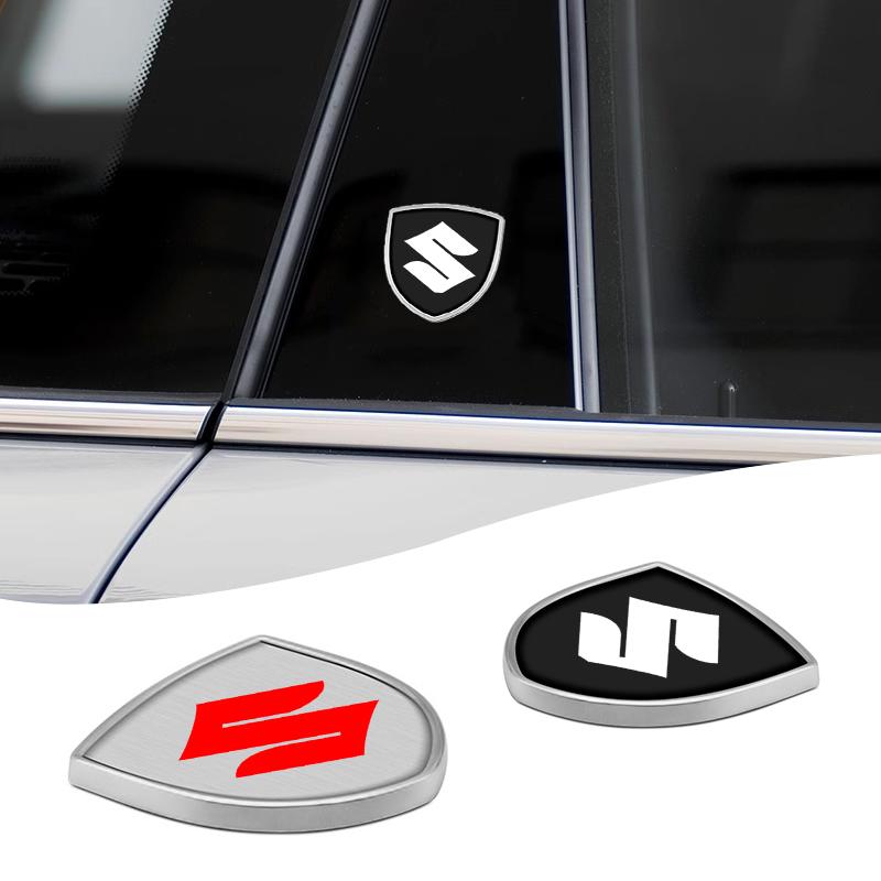 3D Metal Car Body Fender Emblem Shield Stickers Decor Auto Accessories For Suzuki Celerio