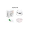 Graffiti Smart Smoke Detector with WiFi & Zigbee - Remote Monitoring Via App