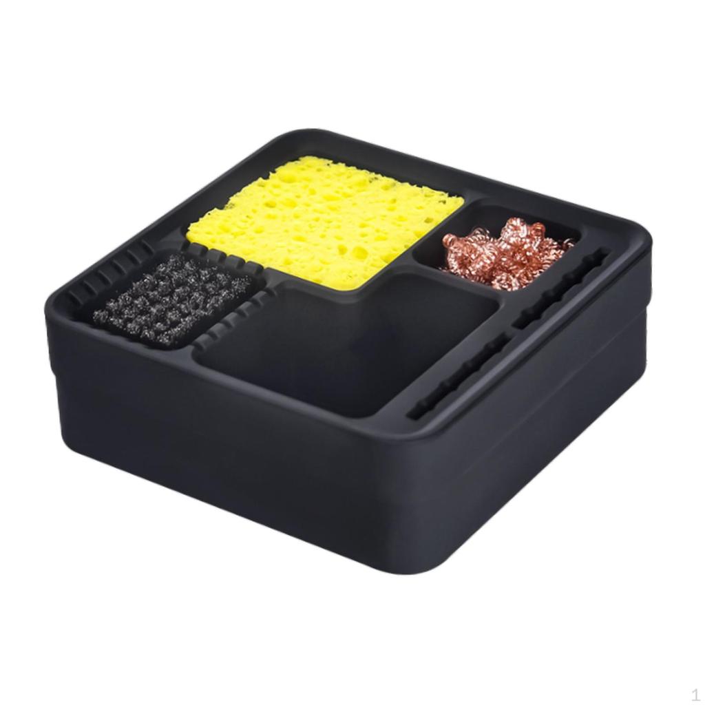 Slag Collection Box for Soldering Tip Cleaner, Case Cleaning Tool Iron Cleaner