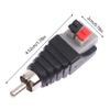 2 Stück Lautsprecherkabel zu Audio-Steckerbuchse Schnellsteckverbinder RCA-Stecker Adapter Lautsprecherstecker Universalkabel