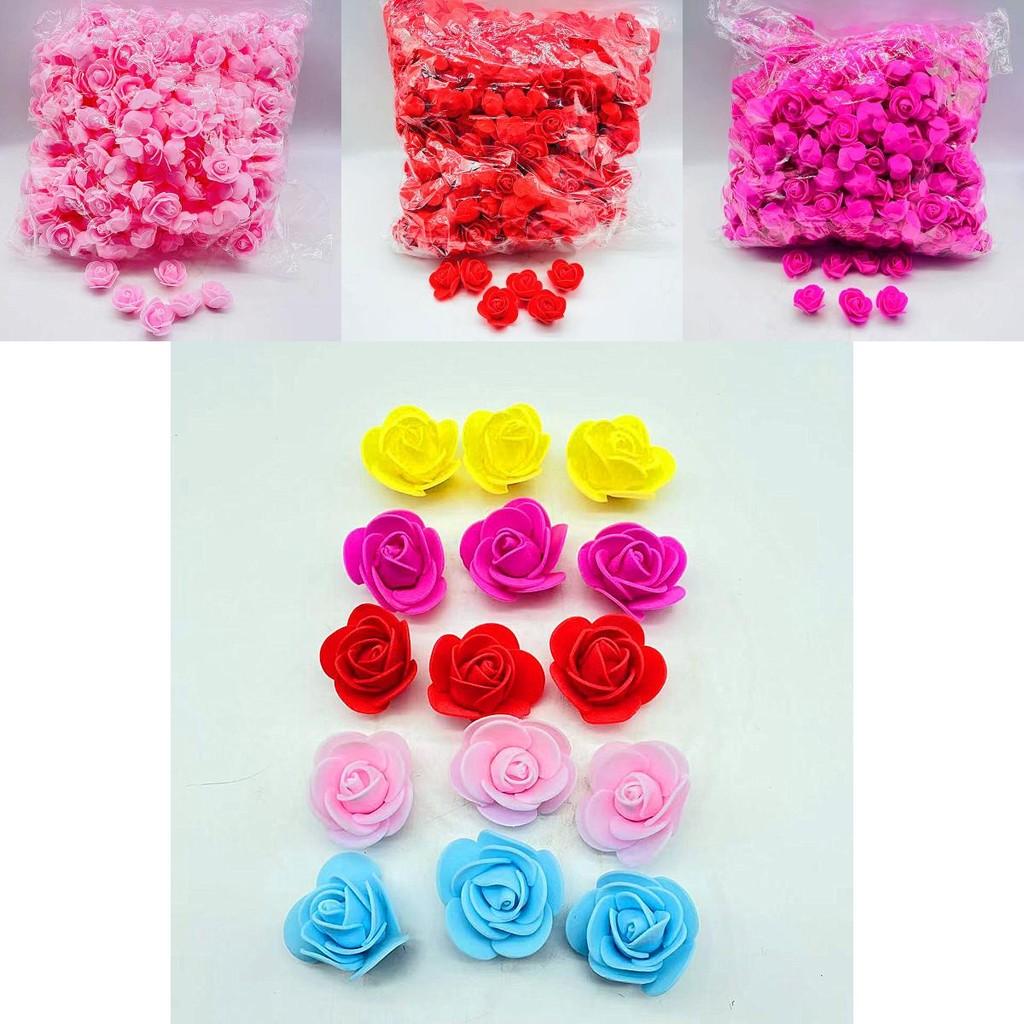 Foam Rose Handcrafted Decoration With Injection Molding In Bright Colors For Events And Photography