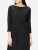 ROPE PICNIC Stretch Black Women's 2-Way 9-Length Dress, GDE13140, (01)
