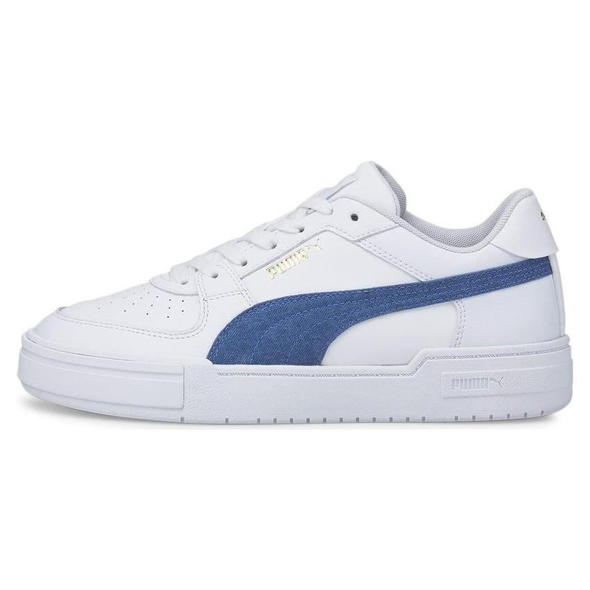 PUMA Ca Pro Denim Casual Skateboarding Shoes Unisex White Blue Men s 385690-01 EU 44