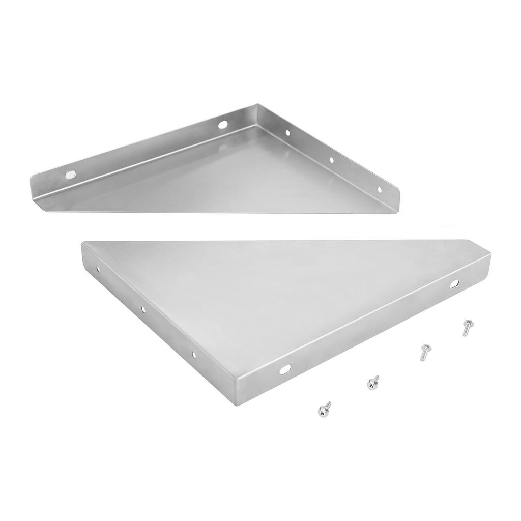 Single stainless steel wall hanging shelf 150cm