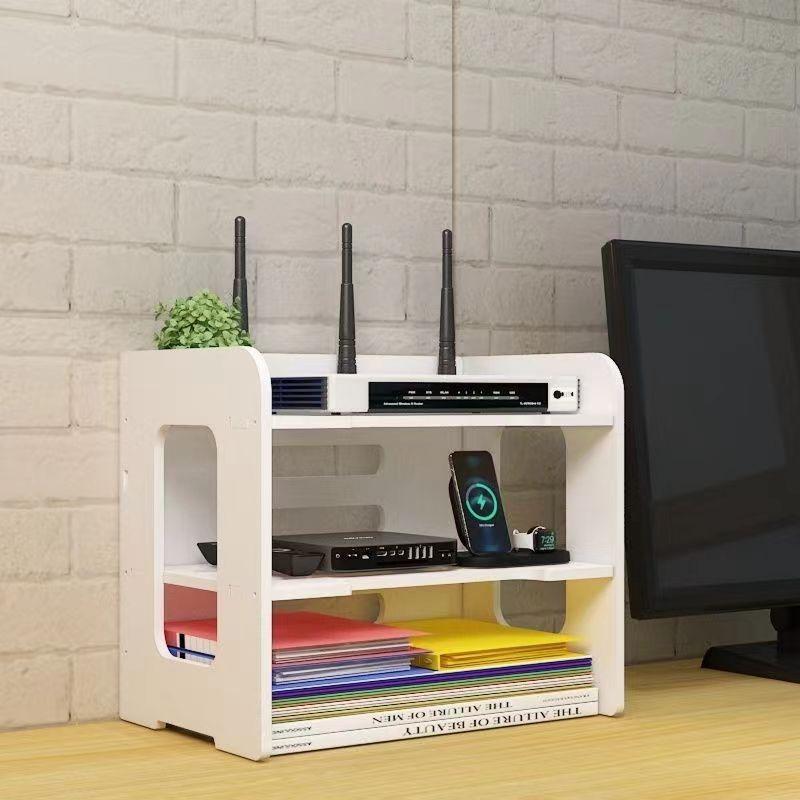 Wifi Storage Rack Wire Plug-in Board Wireless Router Storage Box Set Top Box Storage Rack
