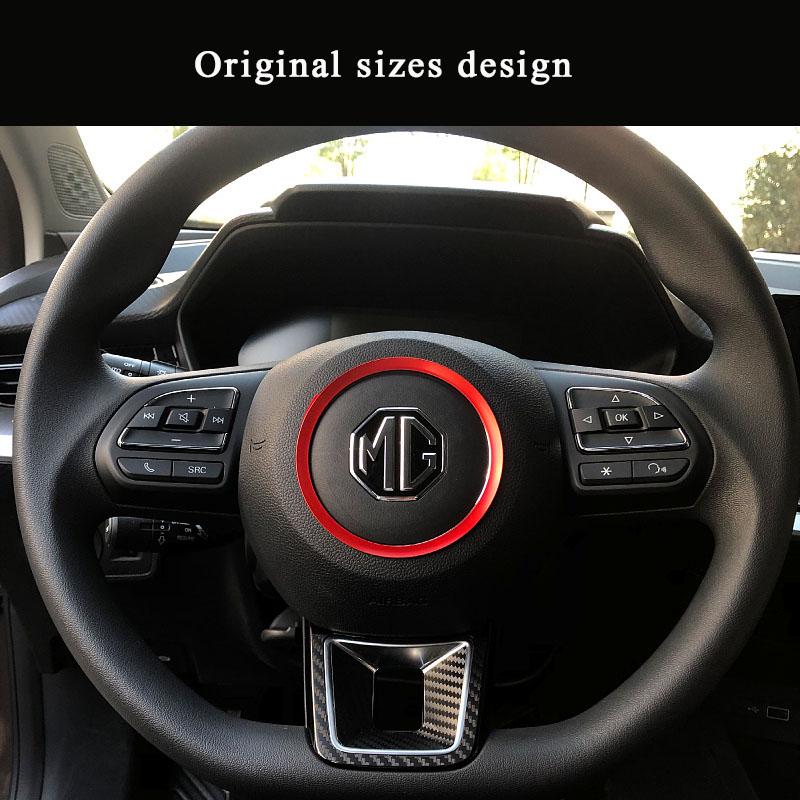 Decorative Ring For MG MG5 2021 Steering Wheel Center Cover Styling Shiny Interior Modification Accessories Car