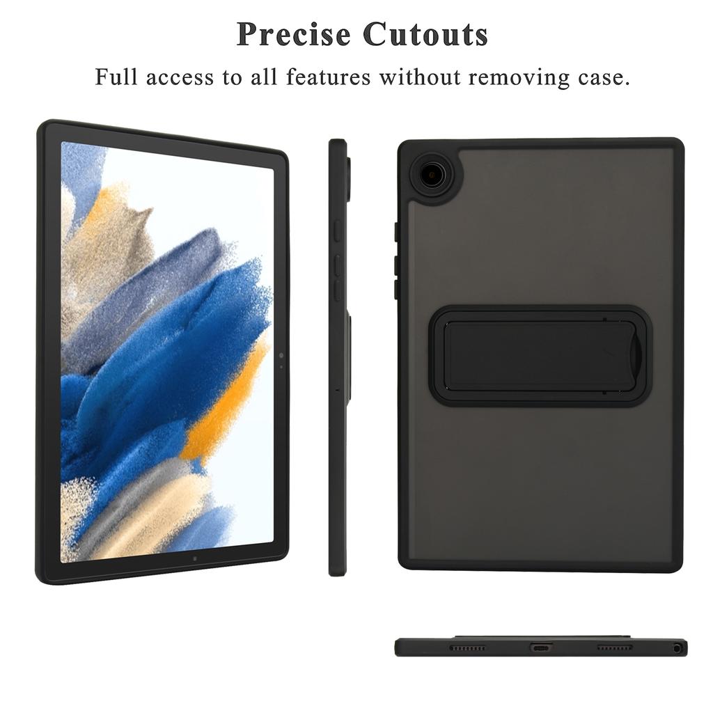 For Samsung Galaxy Tab A8 10.5 (2022)/(2021) Case with Kickstand TPU + PC Skin-Touch Tablet Cover