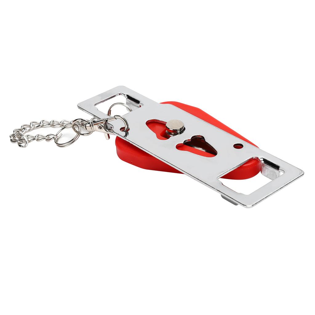 Travel Door Lock Portable AntiTheft Safety Lock Stopper for Hotel Travel Accommodation Red