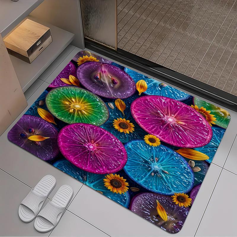 2025 New Colorful FruitsCarpet Rug for Living Room Bedroom Home Sofa Decoration,Kids play Non-slip Floor Mat
