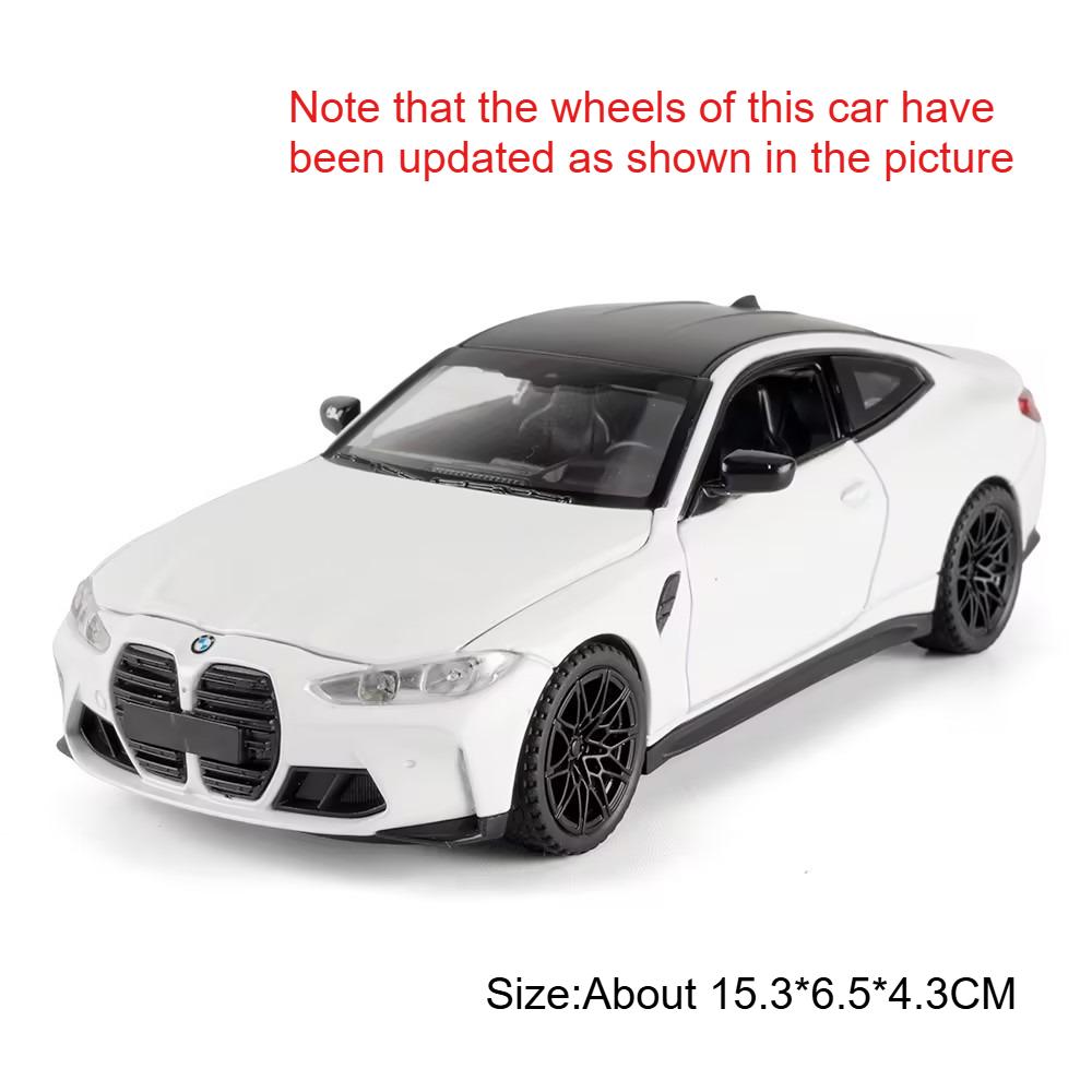 1:32 M4 Coupe 320i Model Hračka Auto Slitina Karoserie Gumové Pneumatiky Dveře Otevíratelné Zatáhni a Pusť Simulační Hračky Modely Dárky pro Děti