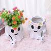 Halloween Ghost Treat Bucket, Resin Planter Pot Pen Holder Flower Vase for Bedroom Home Party Festival Decor