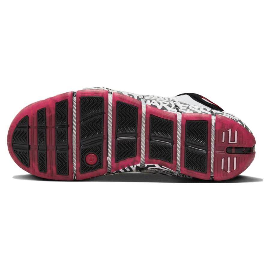 Nike Zoom LeBron 4 Graffiti 2023 Men Sneakers White Black University-Red DJ4888-100