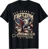 T-shirt Aigle Patriotique et Drapeau 250 Ans 1776-2026