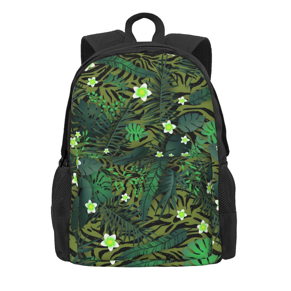Rozen Bloemig Rugzak Roze Bloemen Print Reizen Rugzakken Vrouwen Mannen Kawaii Schooltassen Ontwerp Grote Rugzak 36x32x10cm