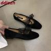 Fashion Fashion Butterfly-Knot Women Mary Janes Flats Slip On Shoes Female Round Toe Footwear Shallow Ladies Flats With Shoes