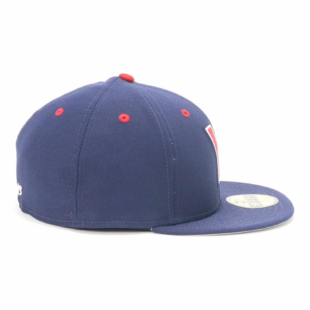 Japanese Professional Yakult Size 7 5950 NPB YAKSWACL NAVY SCARLET 25J [New Era] Cap, Baseball, Swallows, 5/8,