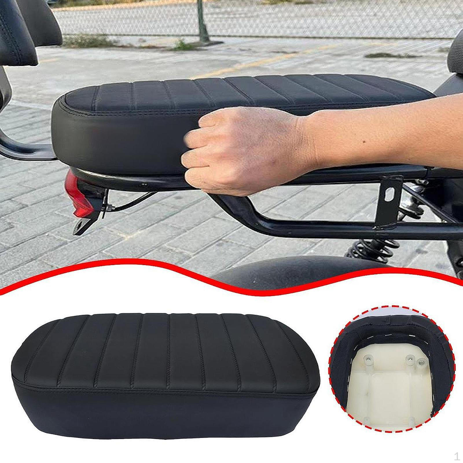 

Подушка для пассажира электровелосипеда Утолщенная из ПУ кожи Подушка заднего сиденья Для одного человека L