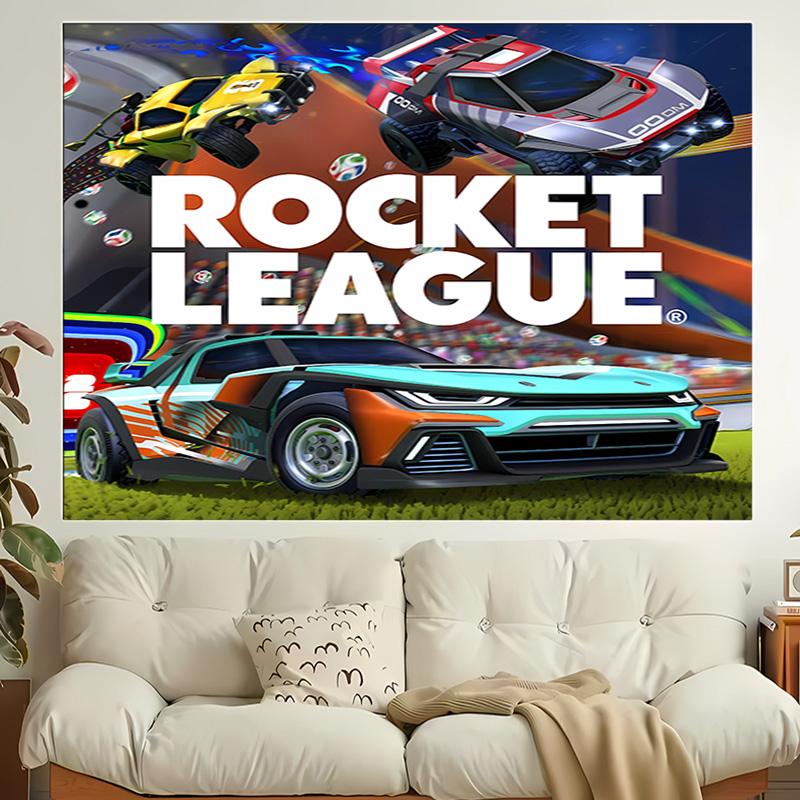 1pc Game Rocket league Tapestry, Living Room, Bedroom, Office, Party Decor, Ideal Festive Gift