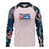 Mens UV Protection Quick Dry Fishing Shirt With Hood Long Sleeve Breathable Outdoor Sportswear Summer