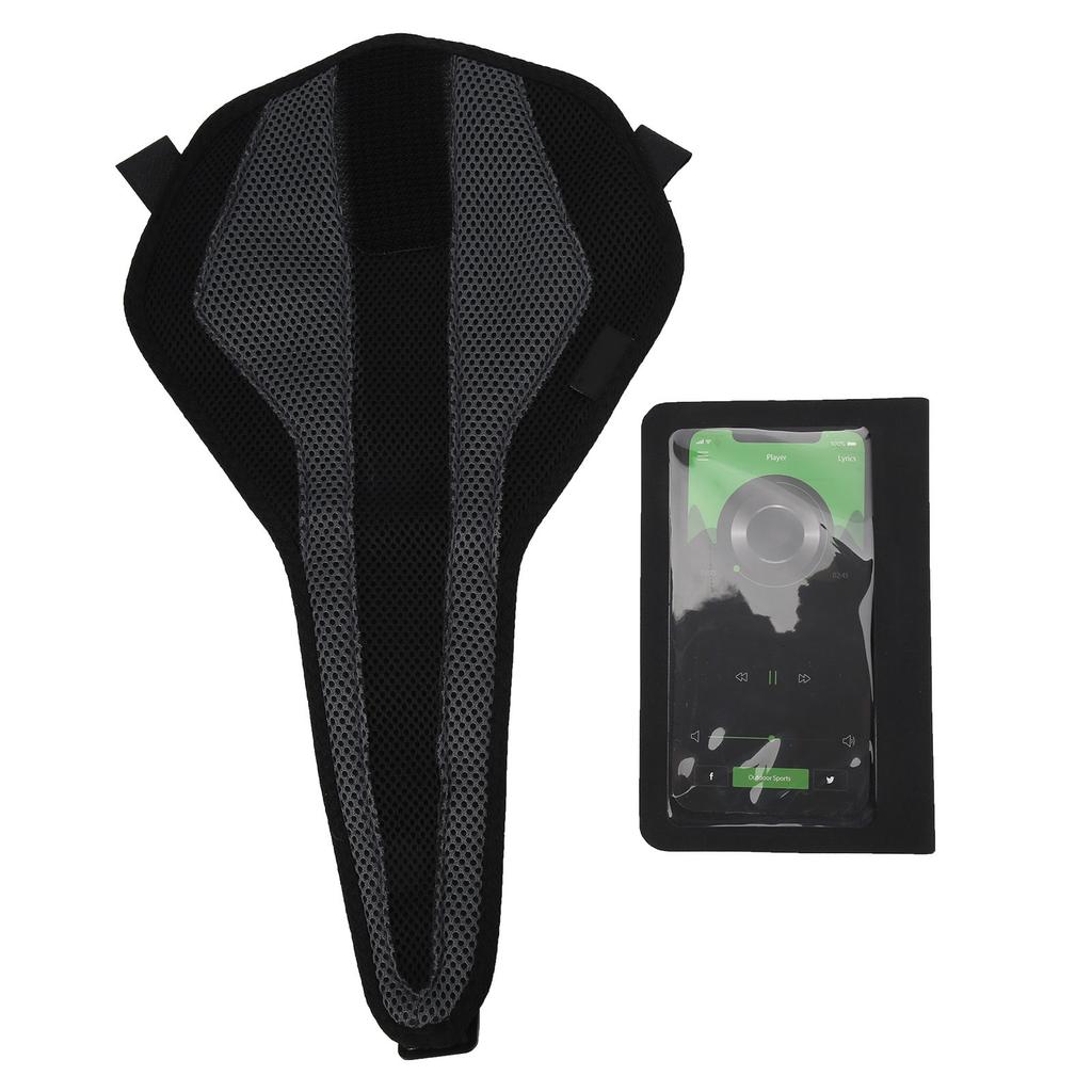 Bicycle Sweatband Training Tape Sweatproof Net with Mobile Phone Bag Cycling Accessories