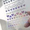 Cat's Eye 5D Gradient European Love Gem Wing Crystal Geometric Colorful Self Adhesive Nail Art Stickers Manicure Decals