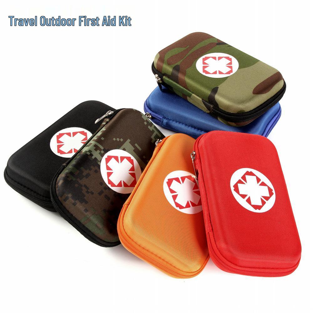 EVA Large Portable First Aid Kit - Hard Shell Emergency and Medical Travel Bag for Outdoor Use