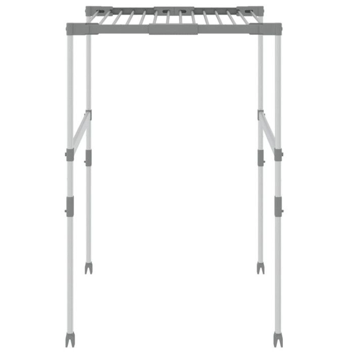 Clothes Dryer 83x(50 55)x(40 85) Cm Aluminium