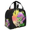 Custom Plants Gaming Zombies Insulated Lunch Bag for Women Men Resuable Video Game Cooler Thermal Lunch Box School