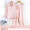 Originlife Loungewear [Originlife] Pajamas, 3-layer Gauze, Pink, 100% Cotton, Fluffy, Mom, Maternity,