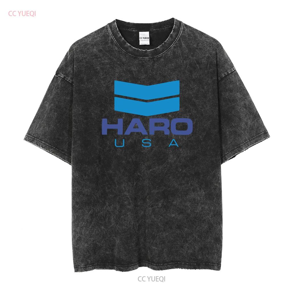 Vintage Haro BMX Logo Classic T Shirt vintage Washed designer clothes Versatile Unisex Casual fashion streetwear Comfortable