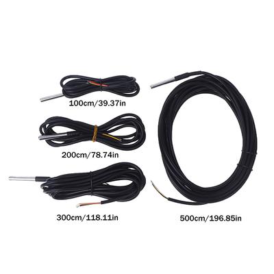 DS18B20 Waterproof Thread Temperature Probe Temperature Sensor Stainless Steel For Arduino
