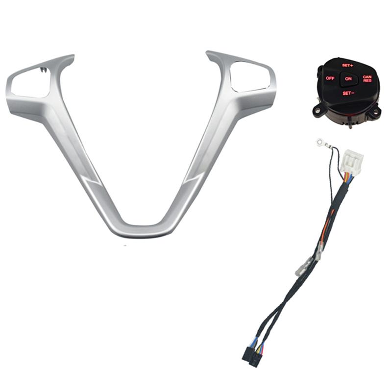 L10A Wiring Kit Steering Wheel Frame Trim Button Cruise Control Switch For Ford Fiesta MK7 MK8 Ecosport 2013 99E740AA321434