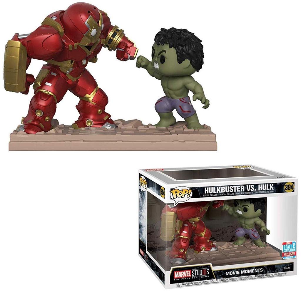 Funko Figurine Marvel Hulkbuster Vs Hulk Exclu Movie Moments Pop 10cm 0889698312691 - - -