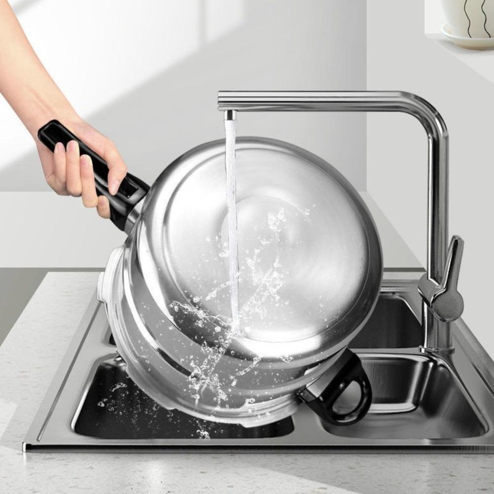 Aluminiowy Szybkowar Odporny na Eksplozję Garnek Kuchenny do Kuchni Kuchenka Gazowa Domowy Garnek do Gotowania Jedzenia