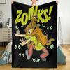 Scooby-Doo Theme Printed Blanket - Perfect for Couch, Bed, Travel & Outdoor Use | Machine Washable, Cozy & Durable.