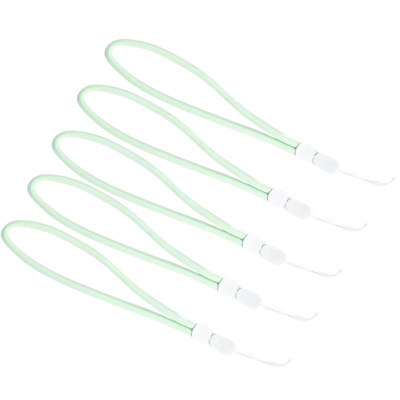 

5 шт. регулируемый ремешок для мобильного телефона, ремешок на запястье, шнурок для телефона, USB-флешки, брелоки, камеры, автомобильные держатели ключей зелёный