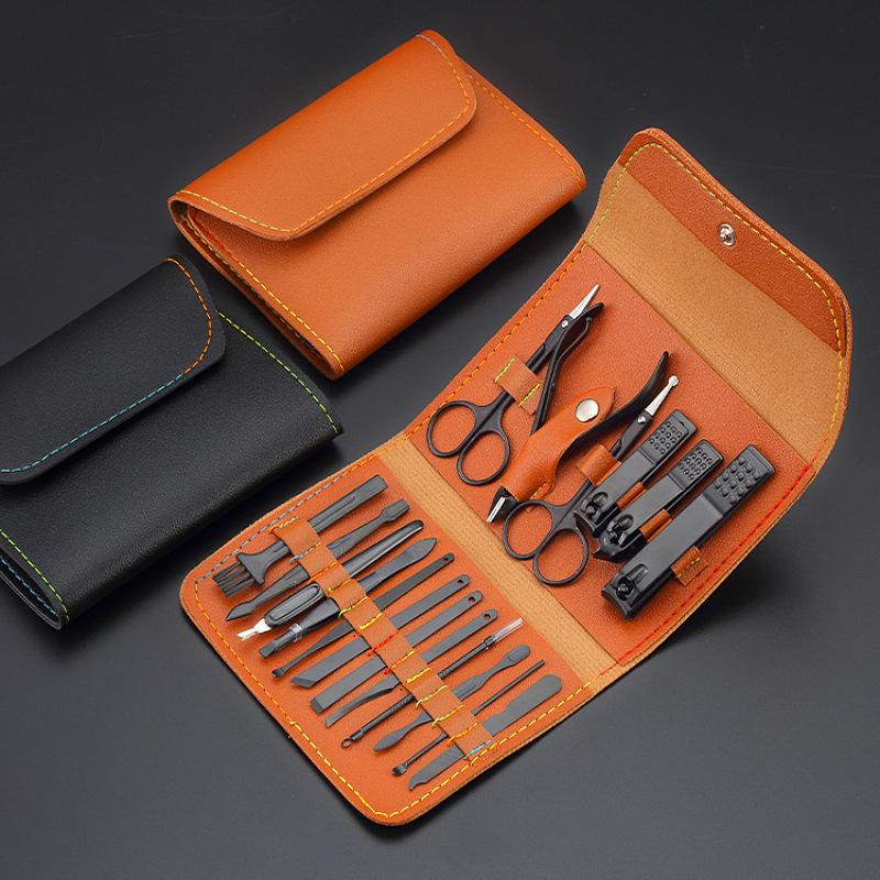 Nail clipper 18 piece set beauty tool set wholesale nail clipper folding bag nail clipper