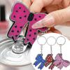 Multi-Function Bow Keychain Bottle Opener 2 In1 Creative Keyring Beer Opener Portable Decorative Gift Pendant Kitchen Gadgets