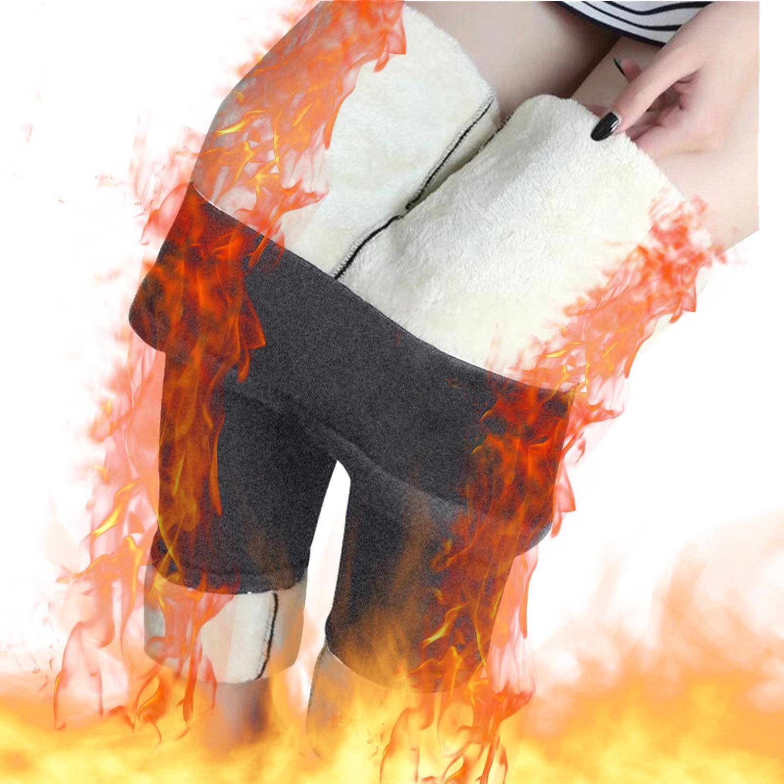 

Модные повседневные женские длинные брюки с принтом и высокой талией, сохраняющие тепло XXXXXL