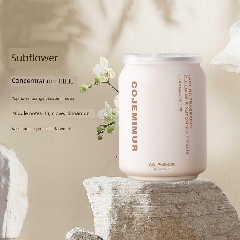 Gardenia Car Aromatherapy Essential Oil Home Indoor Long-Lasting Fragrance Toilet Solid Balm Deodorizing Air Freshener Gardenia (Recommended)