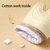 1 Pair of Heat Resistant Oven Mitts Silicone Materials Nonslip Kitchen Mitts for Secure Grips in High Temperatures