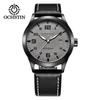 OCHSTIN retro leather automatic mechanical watch trendy casual business watch men