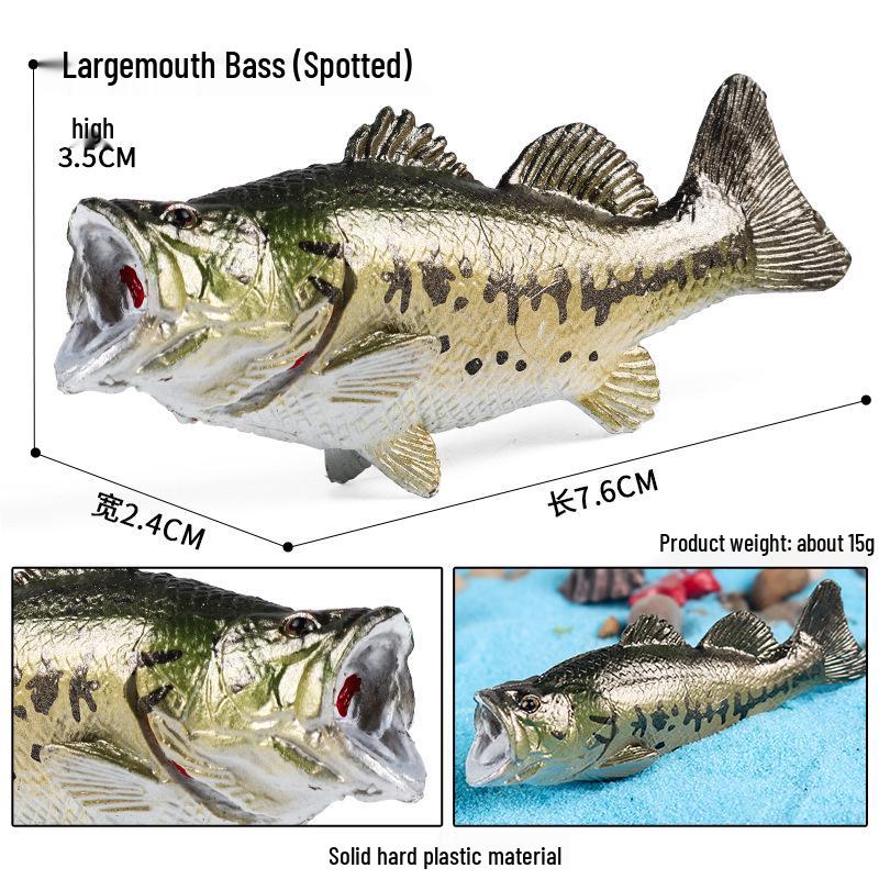 Cognitive Ocean Animal Model Toy - Salmon, Bass, Tuna, Marlin, Shark