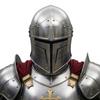 Rotkäppchen Kreuzritter Stahlrüstung Mittelalter Ritter Kostüm Renaissance Krieger Outfit