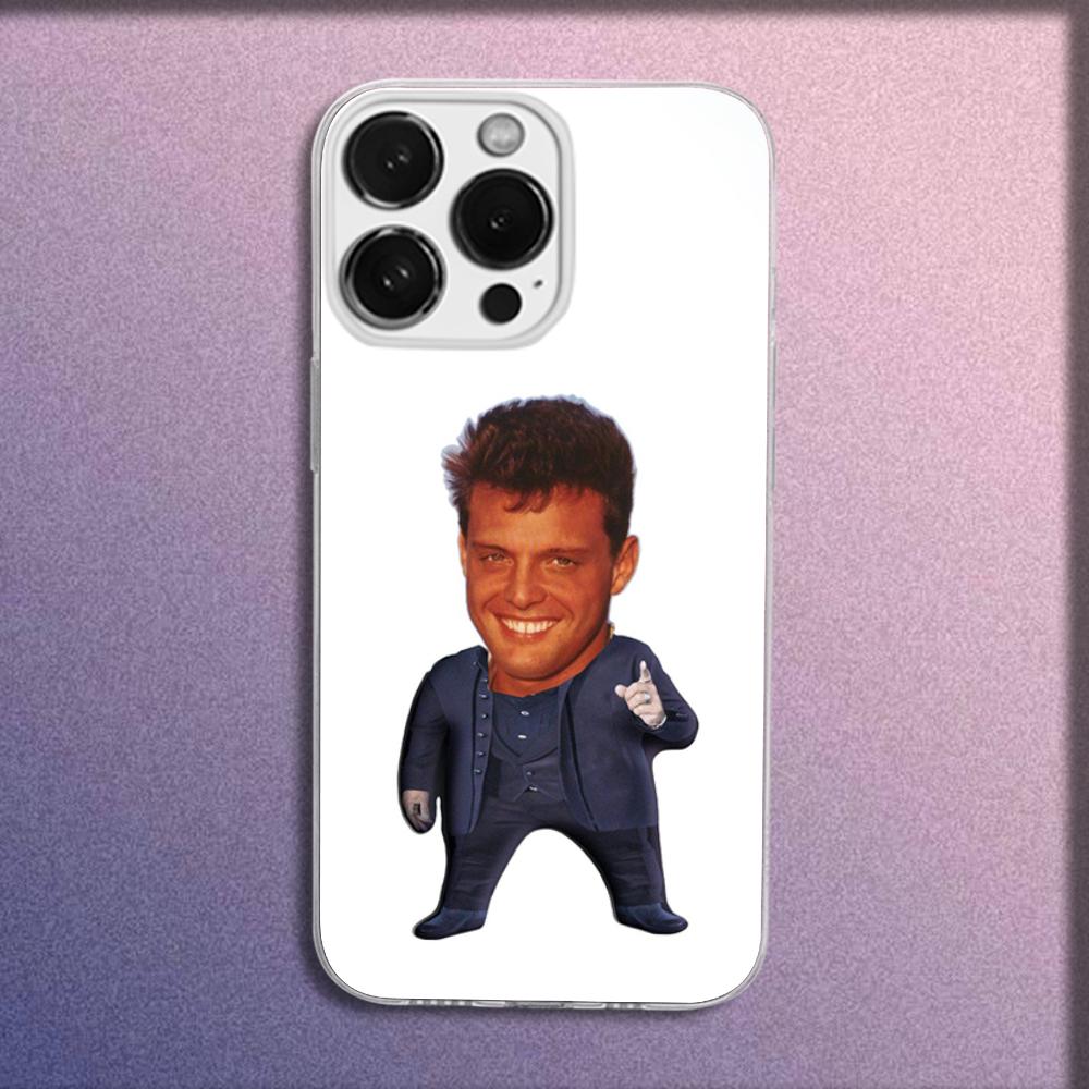 Singer L-Luis Miguel Phone Case For iPhone 16,15,14,13,12,11 Plus,Pro,Max,XR,XS,Plus,E,Mini Transparent Cover