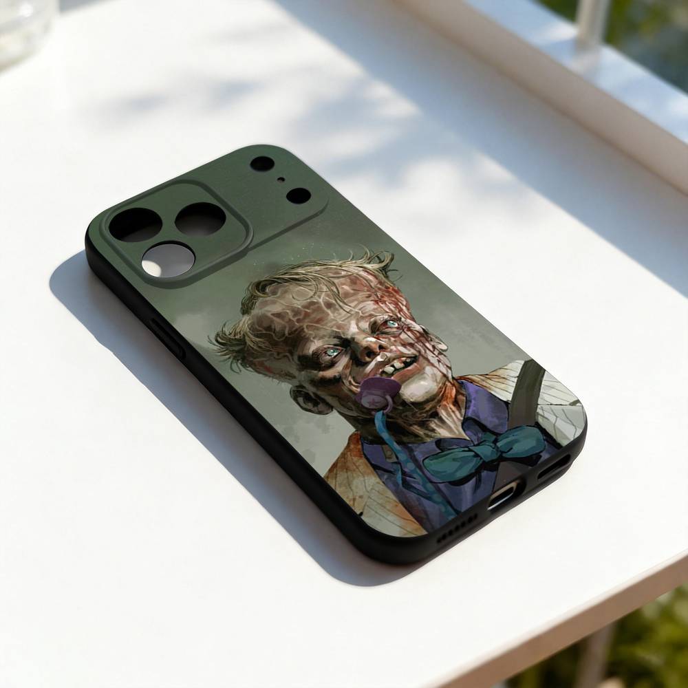 Cool The O-Outlast Trials For iPhone 17,16,15,14,13,12,11,Pro,Max,Plus,E,SE4,Air,Mini Black Soft Cover Phone Case