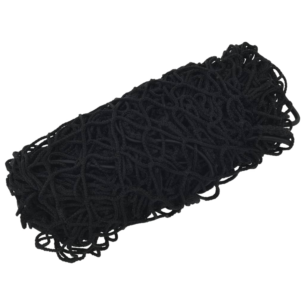 Cargo Net with Elastic Rope Black 2.7 x 1.5 m PP