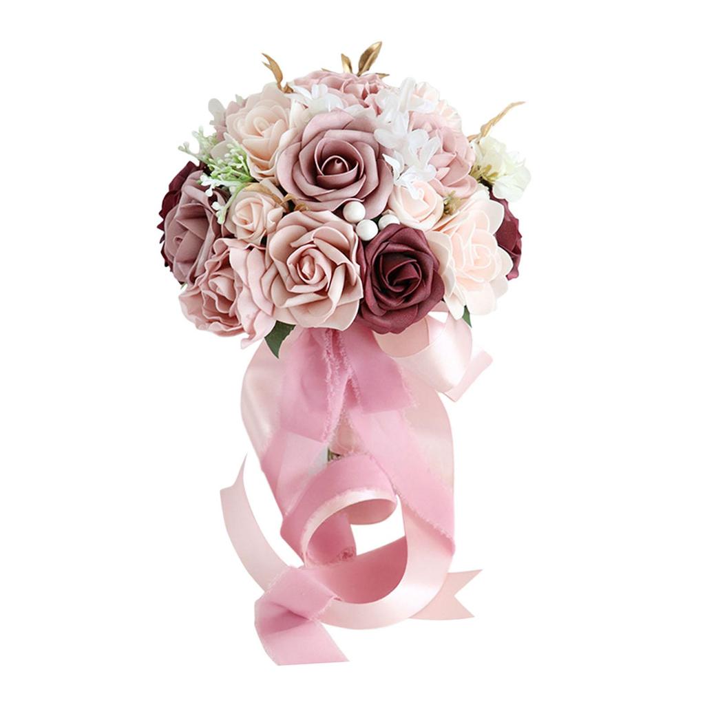 Wedding Rs Bouquet Decor Bridal Bouquet for Weddings Engagement Valentines Burgundy